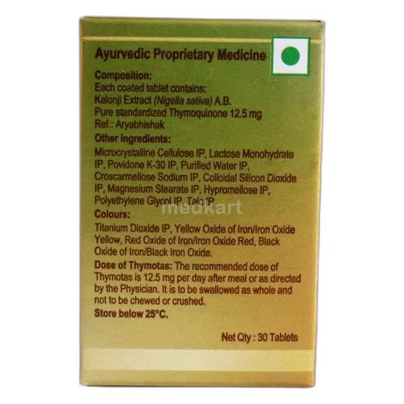 thymotas 12.5mg tablet 30's